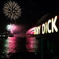 Moby Dick Schrift Feuerwerk